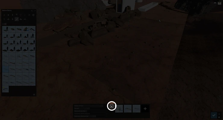 Image showing Lumion place on landscape tool. Image by The Lumion Collective.
