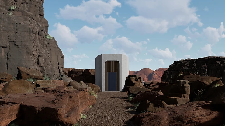 Image of Lumion desert progress. Image by The Lumion Collecitve.