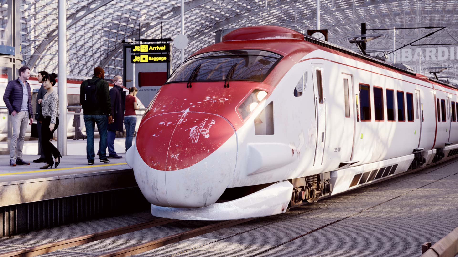 Decals on the train | Lumion rendering software