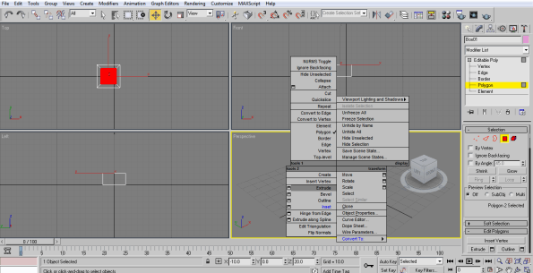 extrude box (3ds Max Architecture)