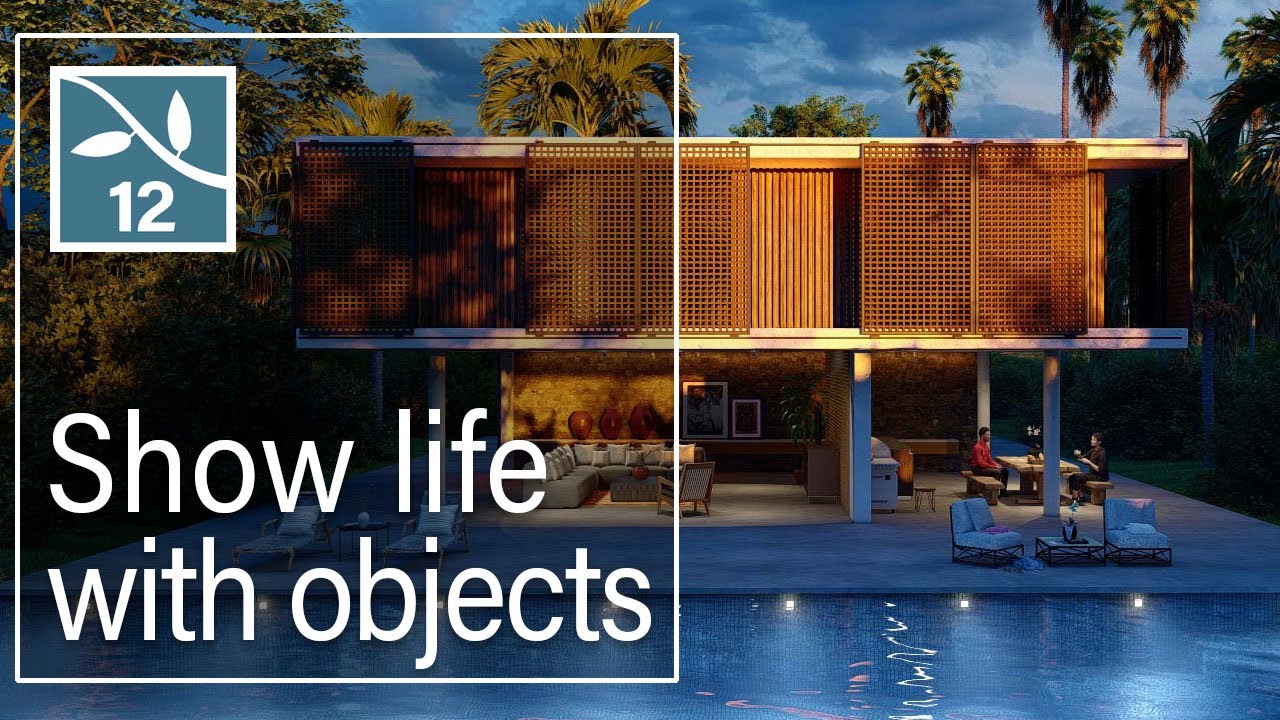 Lumion 12: Populate with Objects